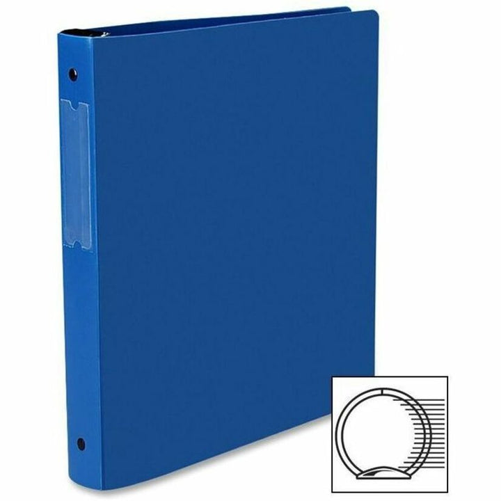 Image of Avery® Hanging Storage Flexible Non-View Binder With Round Rings, 3 Rings, 1" Capacity, 11 X 8.5, Blue