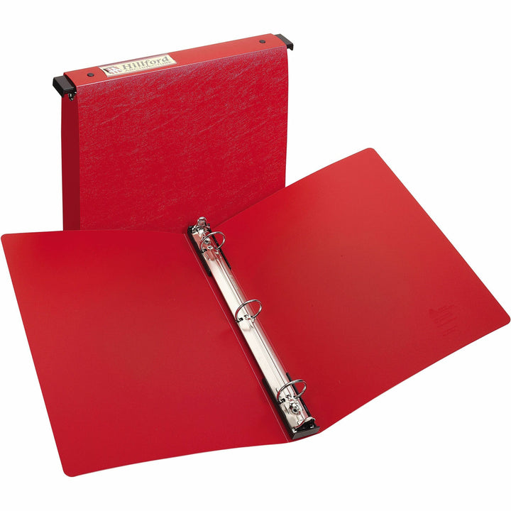 Image of Avery® Hanging Storage Flexible Non-View Binder With Round Rings, 3 Rings, 1" Capacity, 11 X 8.5, Red