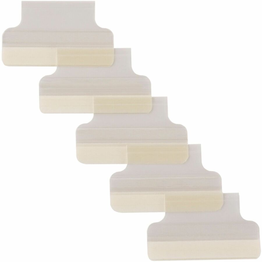 Image of Avery® Insertable Index Tabs with Printable Inserts, 1/5-Cut, Clear, 1" Wide, 25/Pack
