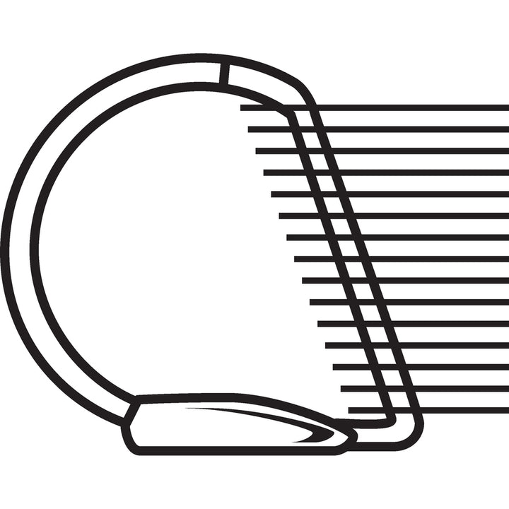 Image of Avery® Durable View Binder With Durahinge And Slant Rings, 3 Rings, 0.5" Capacity, 11 X 8.5, White