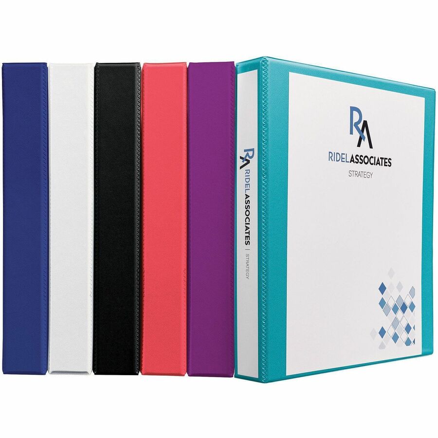 Image of Avery® Durable View Binder With Durahinge And Slant Rings, 3 Rings, 0.5" Capacity, 11 X 8.5, White