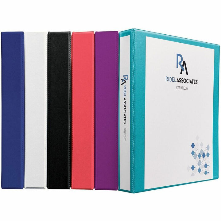 Image of Avery® Durable View Binder With Durahinge And Slant Rings, 3 Rings, 0.5" Capacity, 11 X 8.5, White