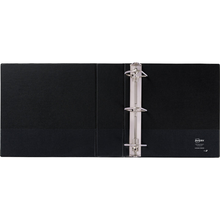 Image of Avery® Durable Non-View Binder With Durahinge And Slant Rings, 3 Rings, 3" Capacity, 11 X 8.5, Green