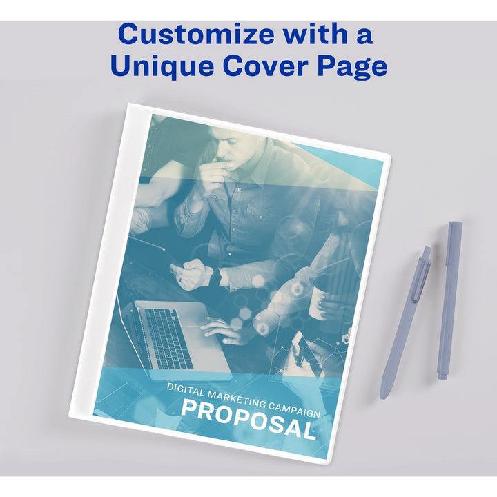 Image of Avery® Presentation Book, 12 Pockets, 8-1/2"x11", White