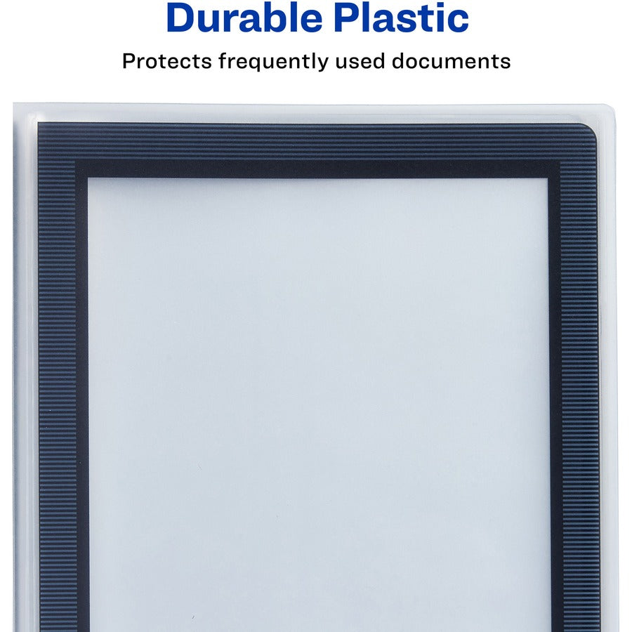 Image of Avery® Presentation Books, 24 Pages, 8-1/2"x11", Black Framed Cover