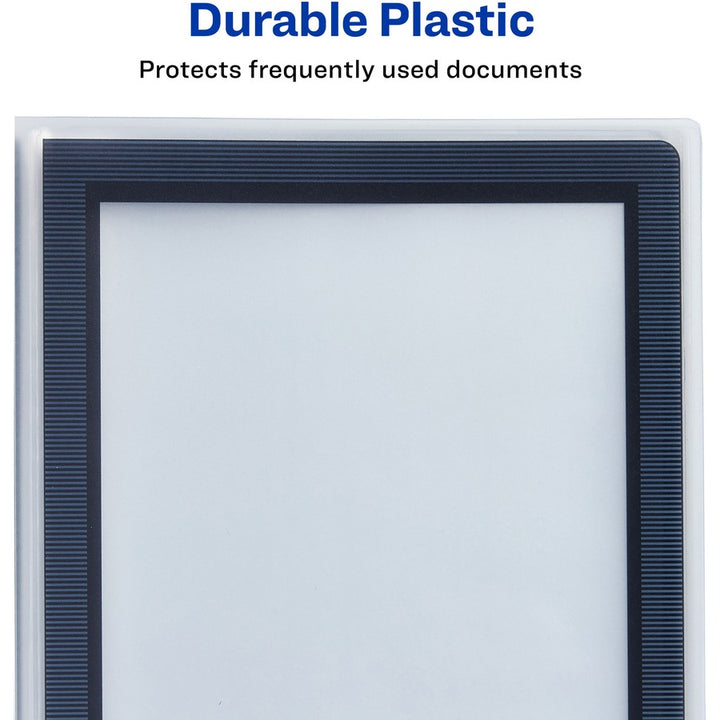 Image of Avery® Presentation Books, 24 Pages, 8-1/2"x11", Black Framed Cover