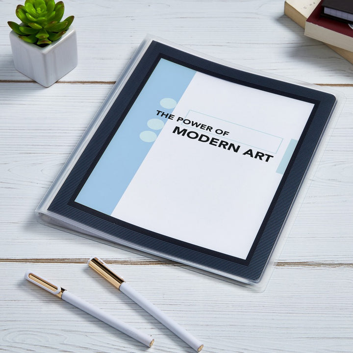 Image of Avery® Presentation Books, 24 Pages, 8-1/2"x11", Black Framed Cover