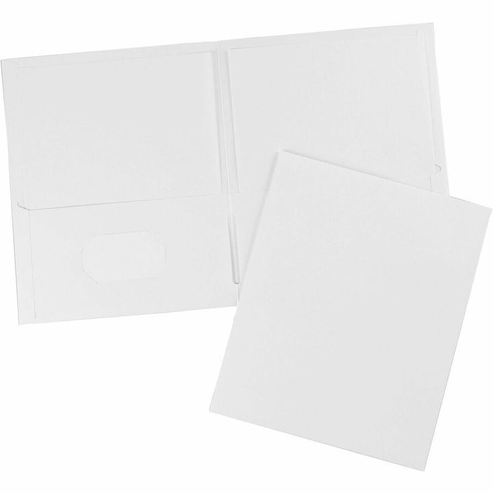 Image of Avery® Two-Pocket Folder, 40-Sheet Capacity, 11 X 8.5, White, 25/box