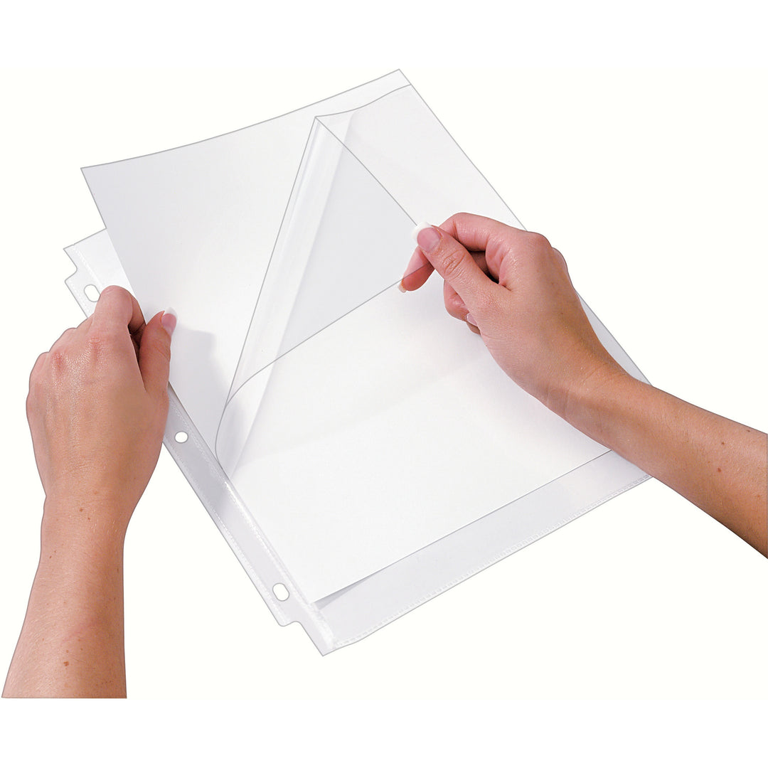 Image of Avery® Quick Top And Side Loading Sheet Protectors, Letter, Diamond Clear, 50/box