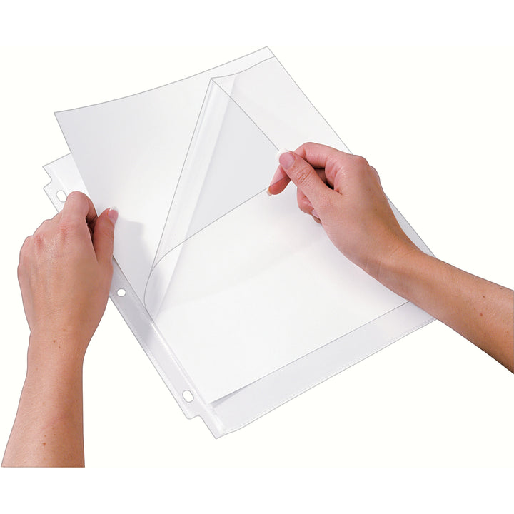 Image of Avery® Quick Top And Side Loading Sheet Protectors, Letter, Diamond Clear, 50/box