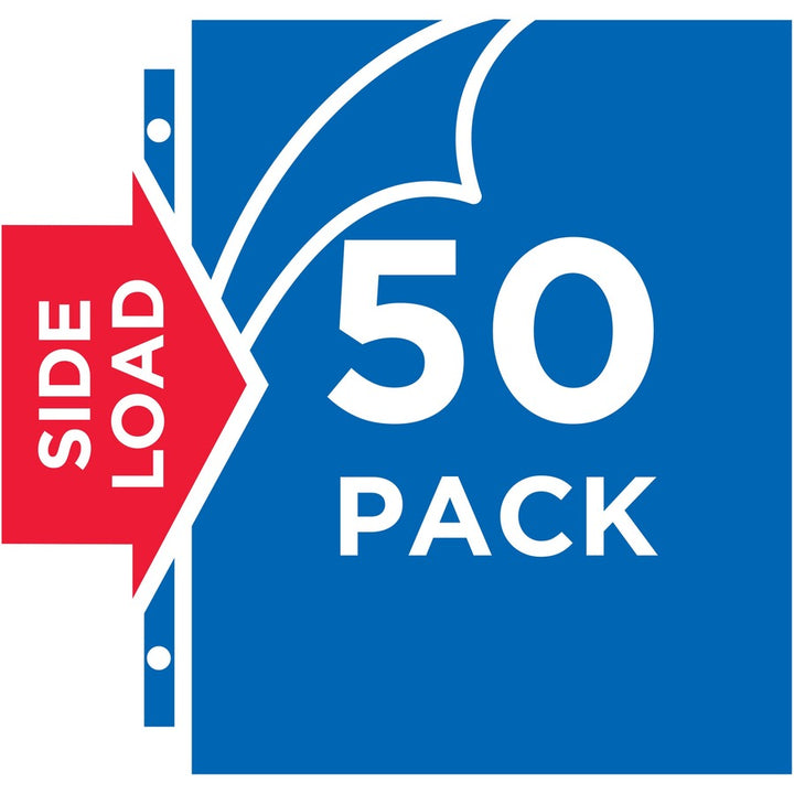 Image of Avery® Quick Top And Side Loading Sheet Protectors, Letter, Diamond Clear, 50/box