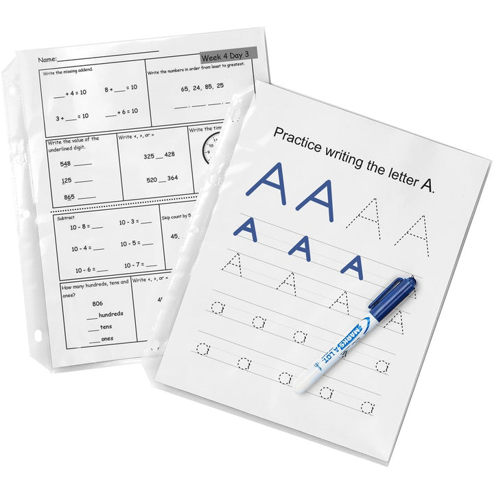 Image of Avery® Quick Top And Side Loading Sheet Protectors, Letter, Diamond Clear, 50/box