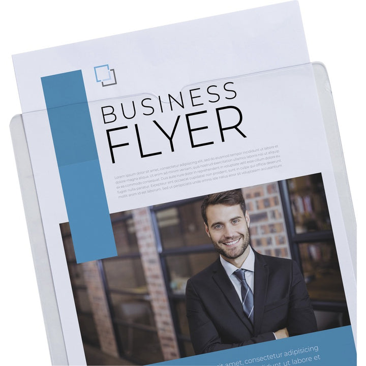 Image of Avery® Top-Load Clear Vinyl Envelopes w/Thumb Notch, 9" x 12", Clear, 10/Pack