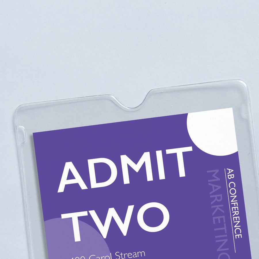 Image of Avery® Top-Load Clear Vinyl Envelopes W/thumb Notch, 4 X 6, Clear, 10/pack