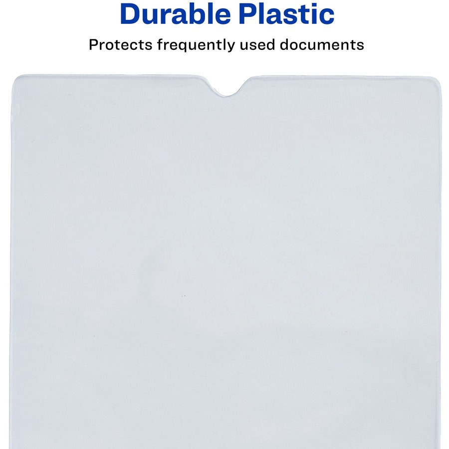 Image of Avery® Top-Load Clear Vinyl Envelopes W/thumb Notch, 4 X 6, Clear, 10/pack