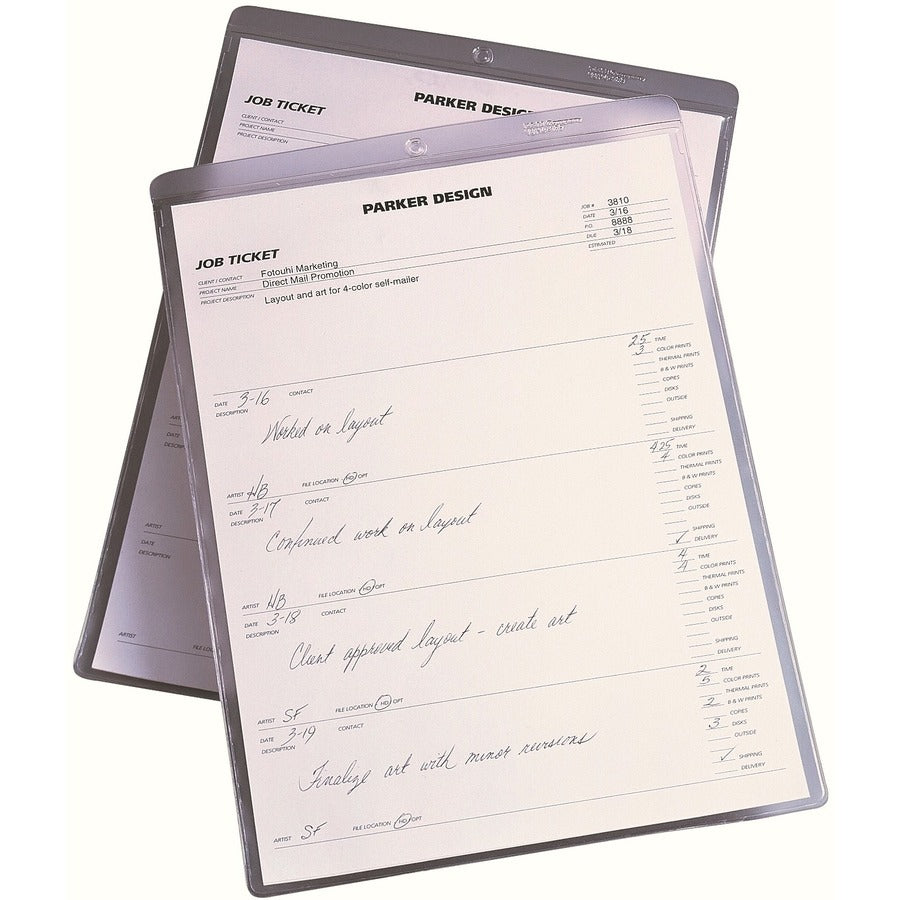 Image of Avery® Job Ticket Holders, Heavy Gauge Vinyl, 9 X 12, Clear, 10/pack
