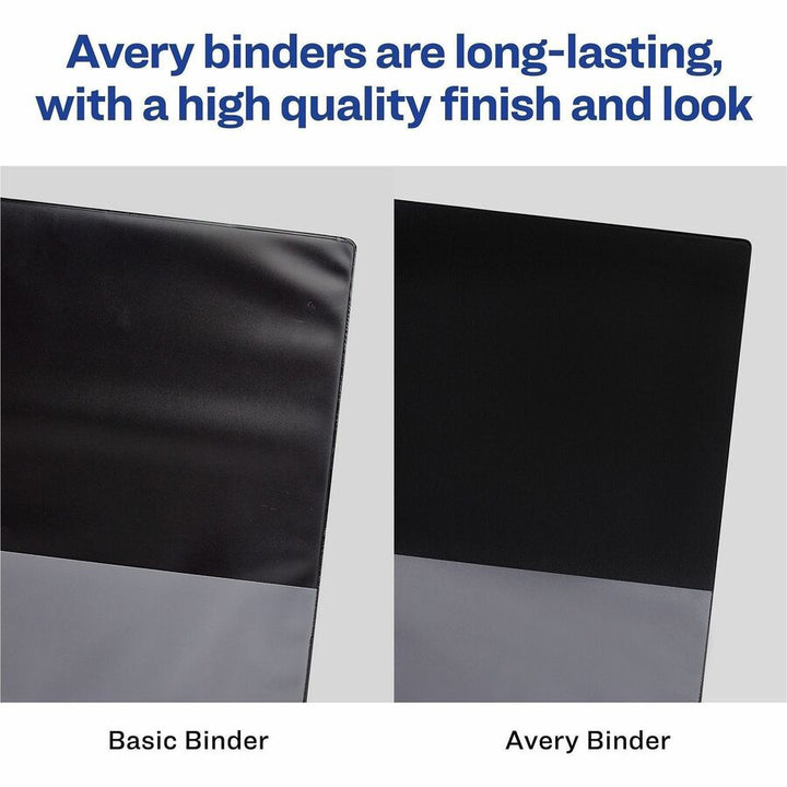 Image of Avery® Heavy-Duty View Binder With Durahinge And One Touch Ezd Rings, 3 Rings, 1" Capacity, 11 X 8.5, White