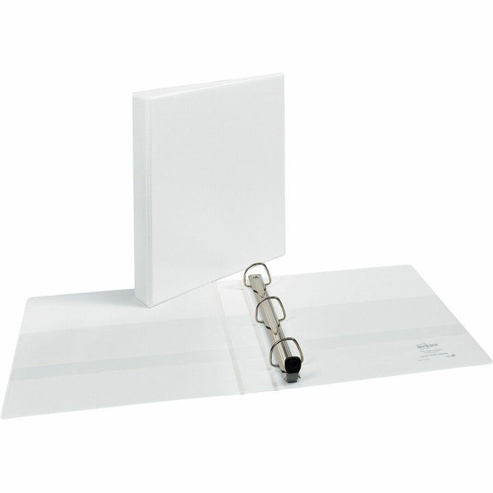 Image of Avery® Heavy-Duty View Binder With Durahinge And One Touch Ezd Rings, 3 Rings, 1" Capacity, 11 X 8.5, White