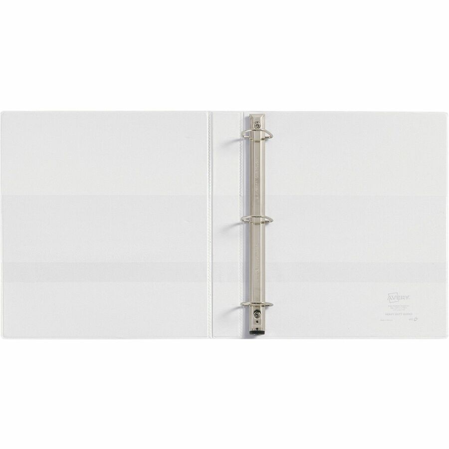 Image of Avery® Heavy-Duty View Binder With Durahinge And One Touch Ezd Rings, 3 Rings, 1" Capacity, 11 X 8.5, White