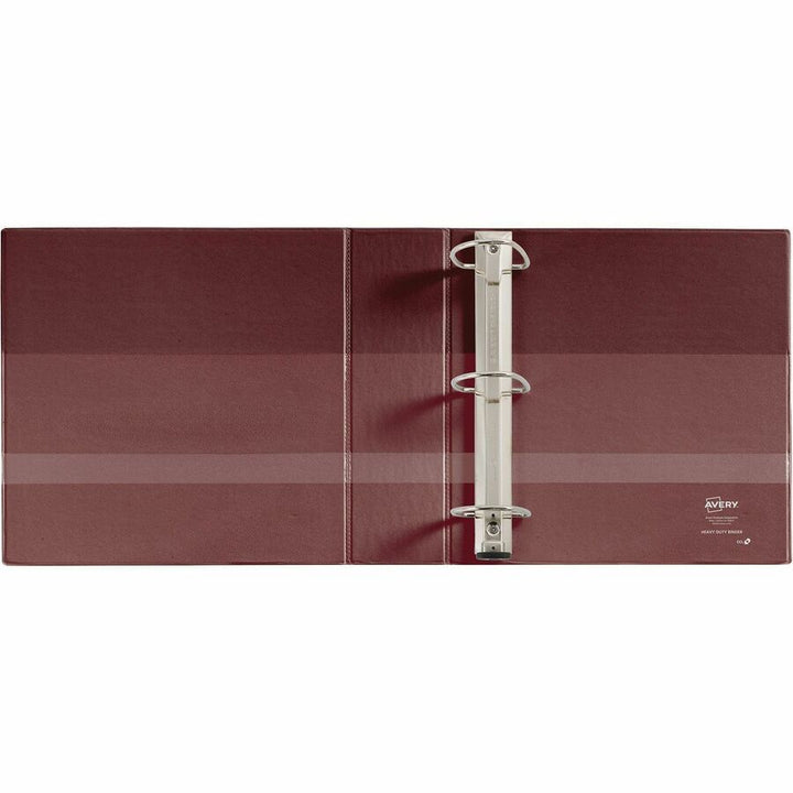 Image of Avery® Heavy-Duty Non-View Binder With Durahinge And Locking One Touch Ezd Rings, 3 Rings, 3" Capacity, 11 X 8.5, Maroon