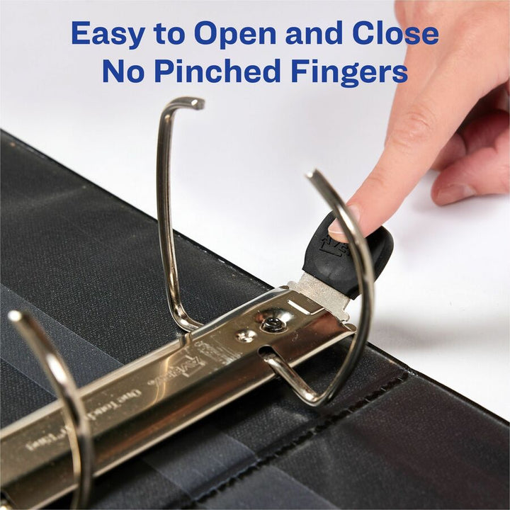 Image of Avery® Heavy-Duty Non-View Binder With Durahinge And Locking One Touch Ezd Rings, 3 Rings, 4" Capacity, 11 X 8.5, Maroon
