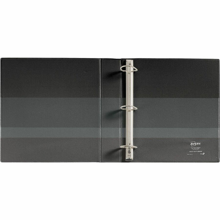 Image of Avery® Heavy-Duty View Binder With Durahinge And One Touch Ezd Rings, 3 Rings, 1.5" Capacity, 11 X 8.5, Black