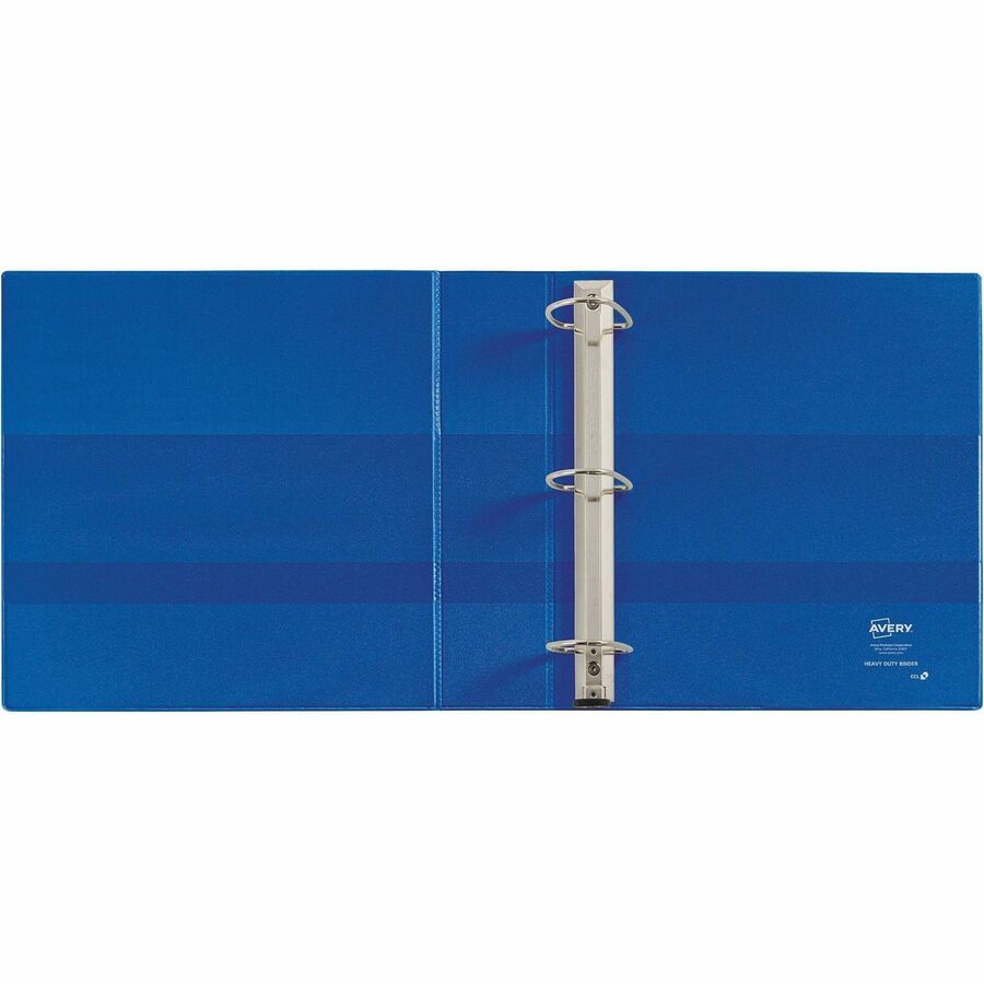 Image of Avery® Heavy-Duty Non-View Binder With Durahinge And One Touch Ezd Rings, 3 Rings, 2" Capacity, 11 X 8.5, Blue