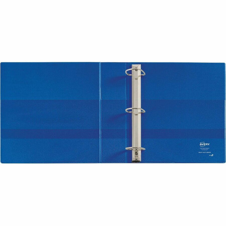 Image of Avery® Heavy-Duty Non-View Binder With Durahinge And One Touch Ezd Rings, 3 Rings, 2" Capacity, 11 X 8.5, Blue