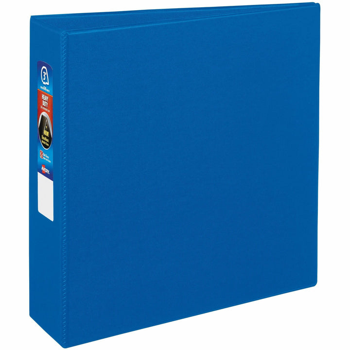 Image of Avery® Heavy-Duty Non-View Binder With Durahinge And Locking One Touch Ezd Rings, 3 Rings, 3" Capacity, 11 X 8.5, Blue