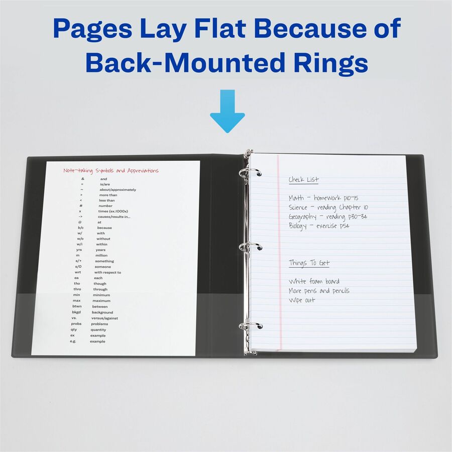 Image of Avery® Heavy-Duty Non-View Binder With Durahinge And Locking One Touch Ezd Rings, 3 Rings, 3" Capacity, 11 X 8.5, Blue