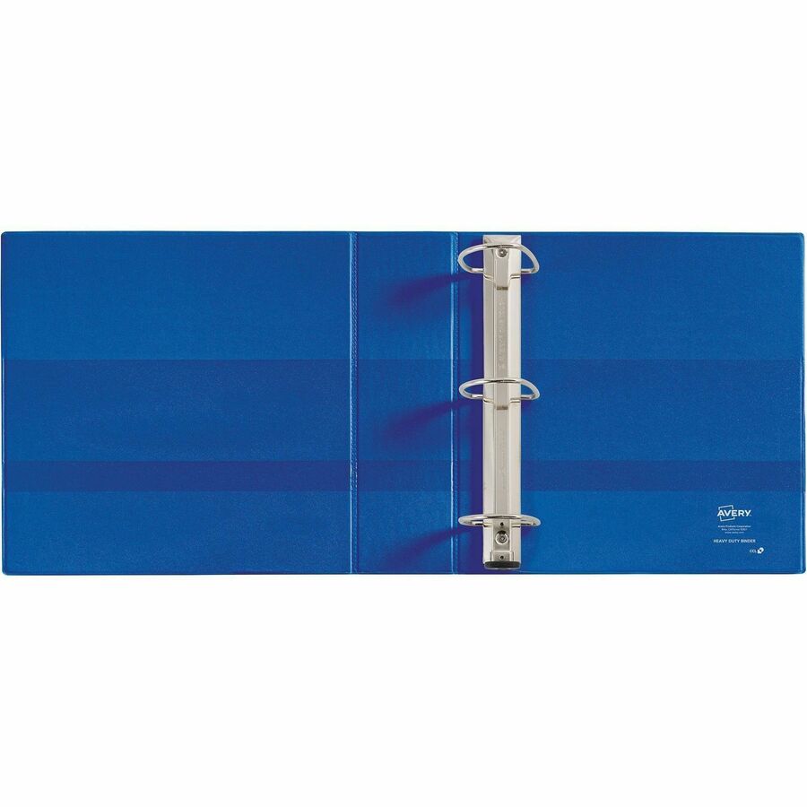 Image of Avery® Heavy-Duty Non-View Binder With Durahinge And Locking One Touch Ezd Rings, 3 Rings, 3" Capacity, 11 X 8.5, Blue