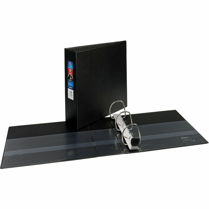 Image of Avery® Heavy-Duty Non-View Binder With Durahinge And Locking One Touch Ezd Rings, 3 Rings, 3" Capacity, 11 X 8.5, Black