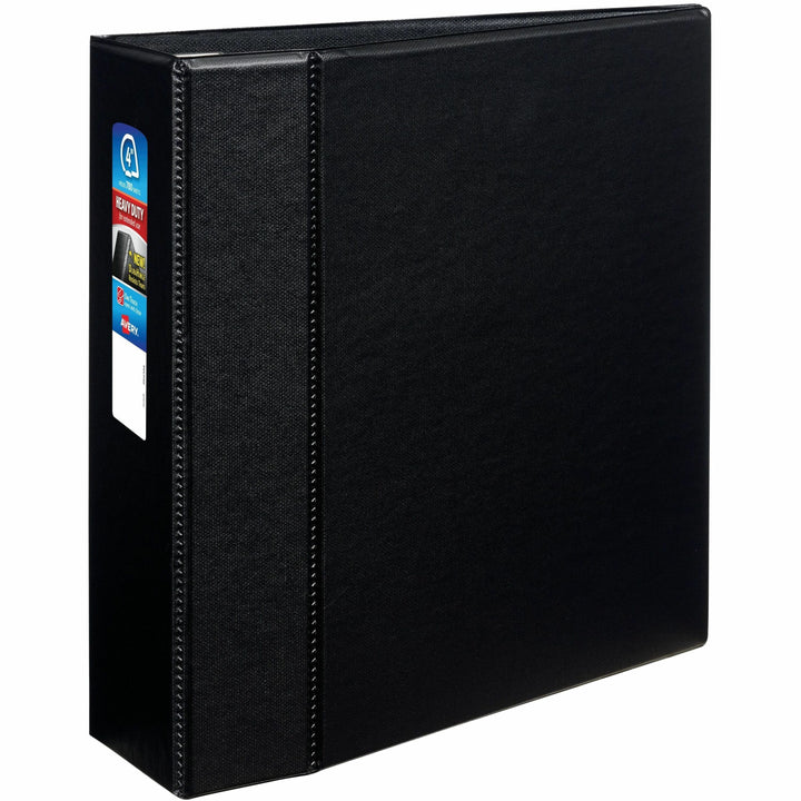 Image of Avery® Heavy-Duty Non-View Binder With Durahinge And Locking One Touch Ezd Rings, 3 Rings, 4" Capacity, 11 X 8.5, Black