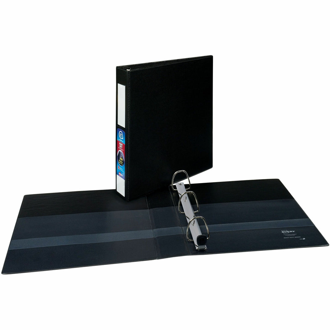 Image of Avery® Heavy-Duty Non-View Binder With Durahinge And One Touch Ezd Rings, 3 Rings, 1.5" Capacity, 11 X 8.5, Black