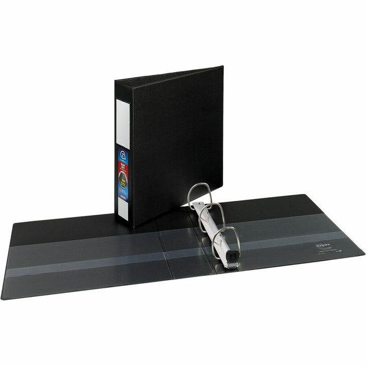 Image of Avery® Heavy-Duty Non-View Binder With Durahinge And One Touch Ezd Rings, 3 Rings, 2" Capacity, 11 X 8.5, Black