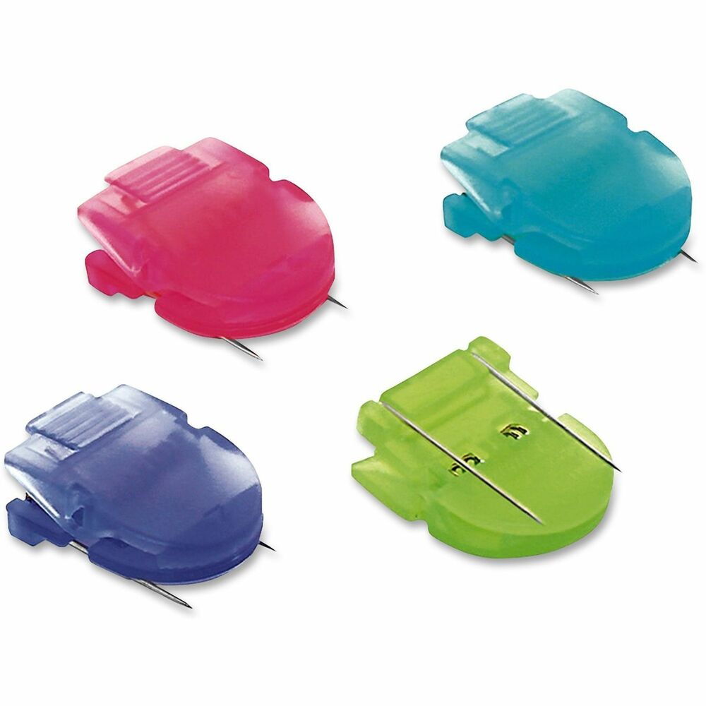 Image of Advantus Panel Wall Clips, 40 Sheet Capacity, 4/PK, Assorted