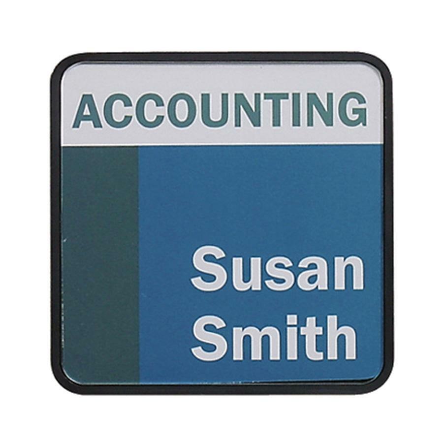 Image of Advantus DIY Sign, Plastic, 4.38 x 4.38, Black