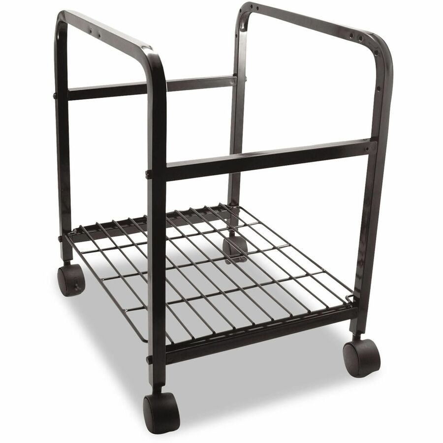 Image of Advantus Heavy-Duty File Shuttle, Metal, 1 Shelf, 17.13" x 14.25" x 20", Black