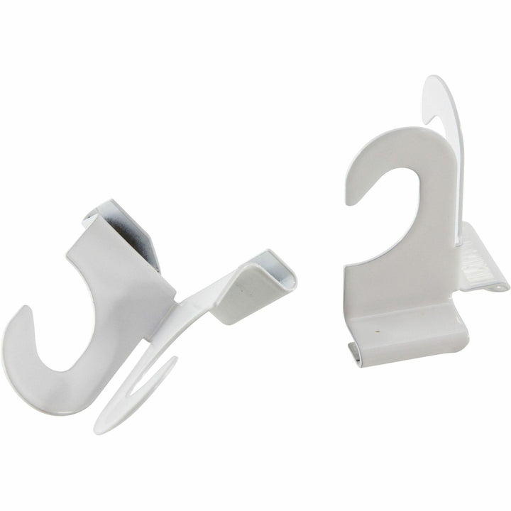 Image of Baumgartens® Suspended Ceiling Hooks, 2" Long, 2/PK, White