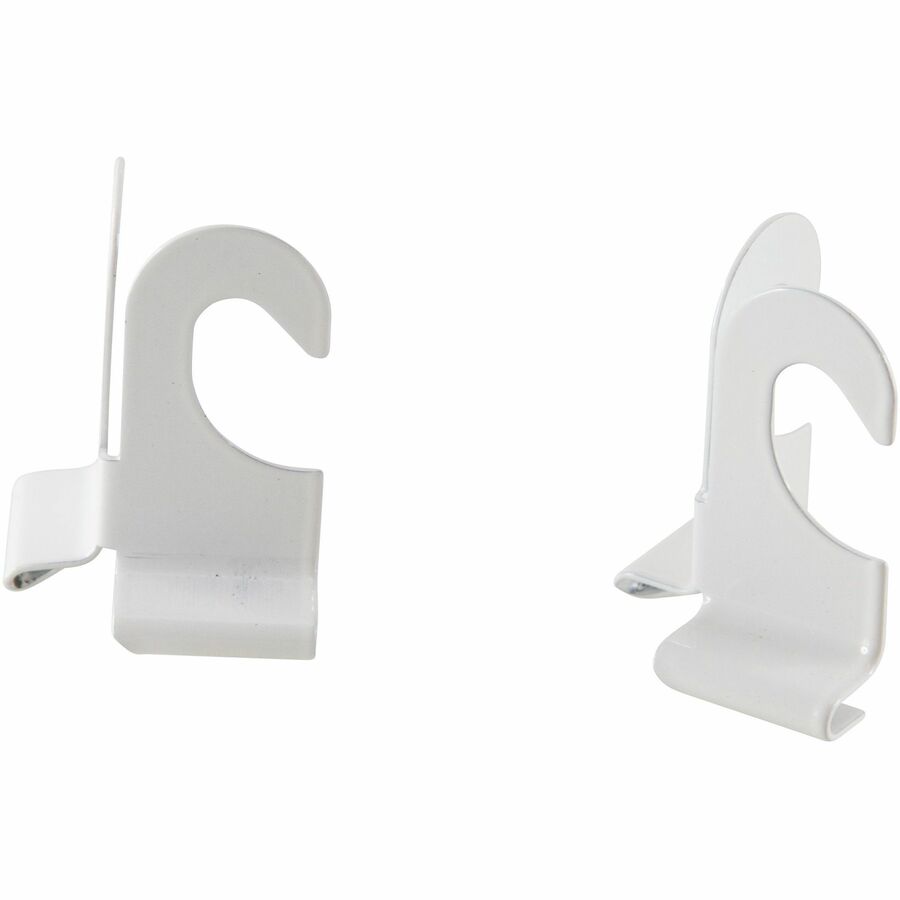 Image of Baumgartens® Suspended Ceiling Hooks, 2" Long, 2/PK, White