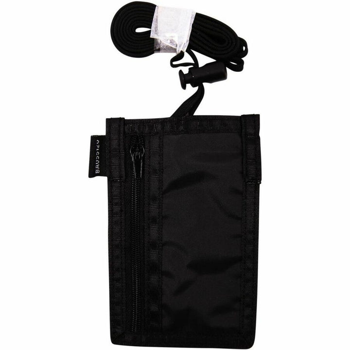 Image of SICURIX® Sicurix Id Neck Pouch, Vertical, 3 X 4 3/4, Black