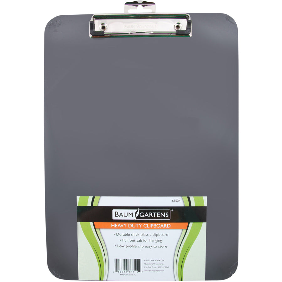 Image of Mobile OPS® Unbreakable Recycled Clipboard, 0.5" Clip Capacity, Holds 8.5 x 11 Sheets, Black
