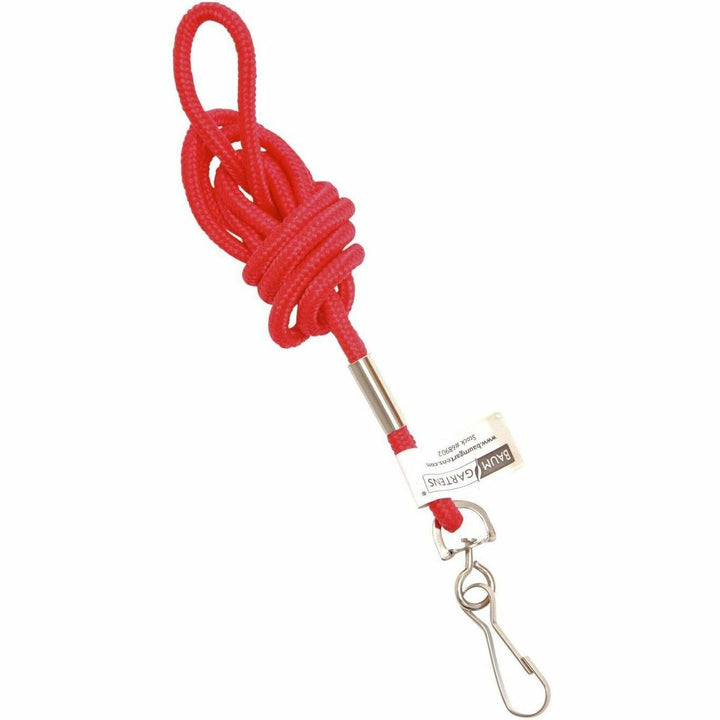Image of Baumgartens® Standard Lanyard, With Hook, 36" L, Nylon, Red