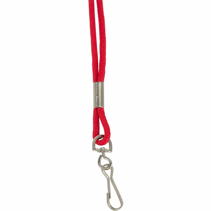 Image of Baumgartens® Standard Lanyard, With Hook, 36" L, Nylon, Red