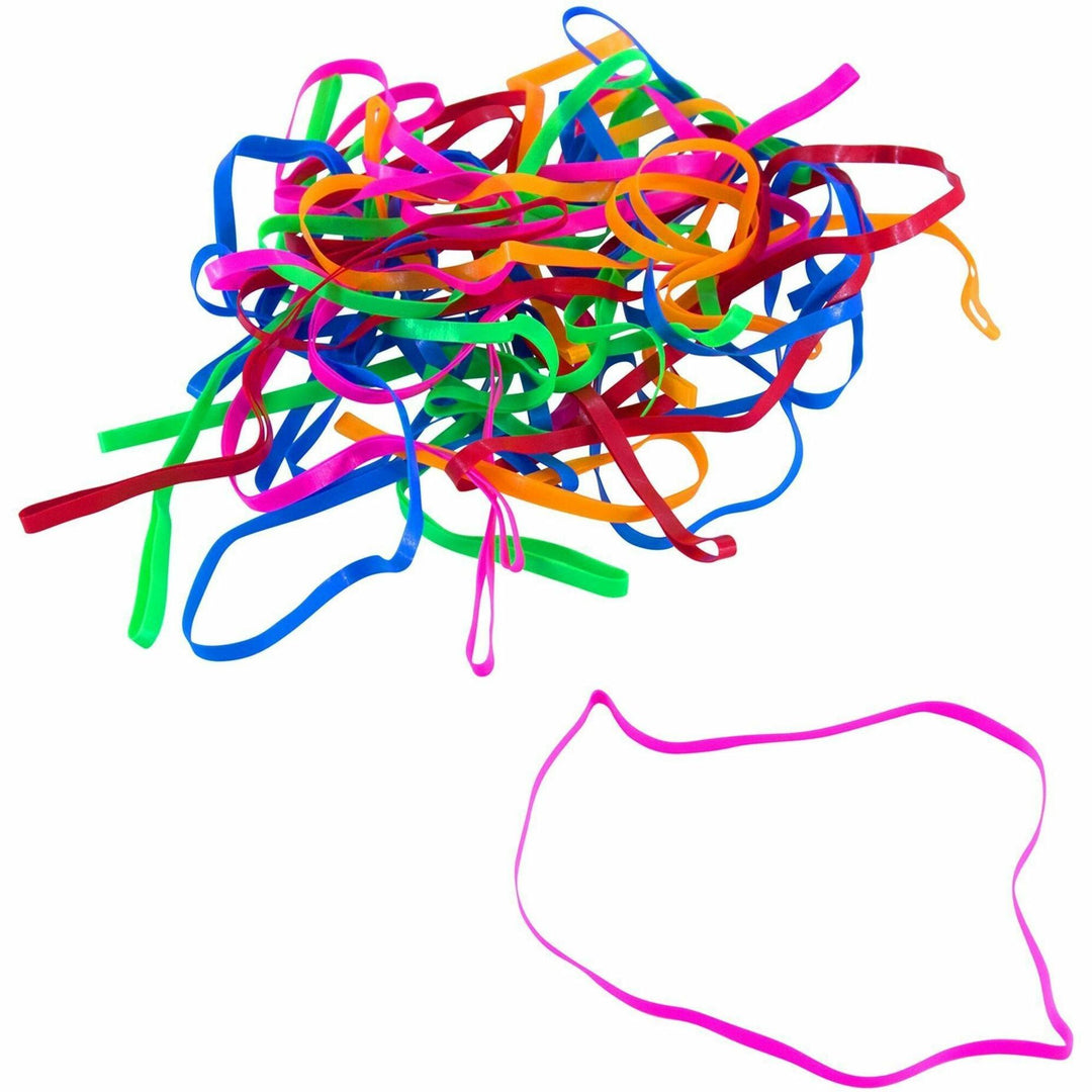 Image of Baumgartens® PlastiBands, Size 4-1/4", 100/BX, Assorted Colors