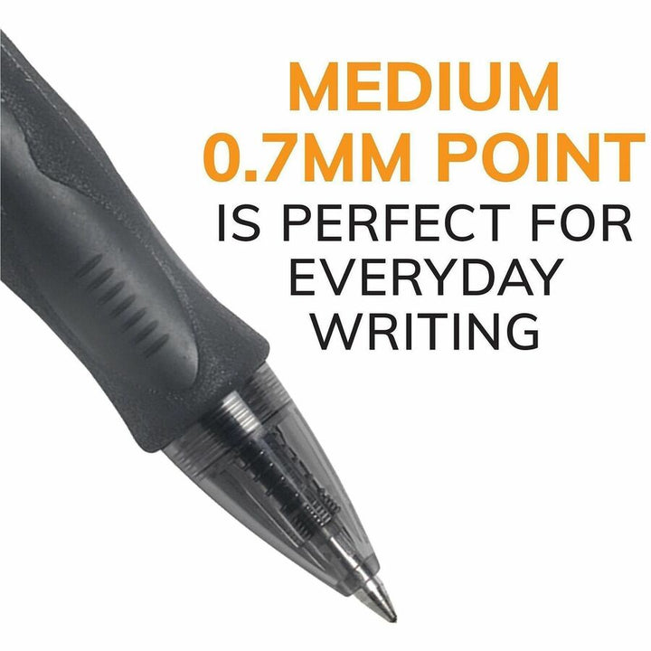 Image of BIC® Gel Pen, Retractable, 0.7mm Point, 2/PK, Black