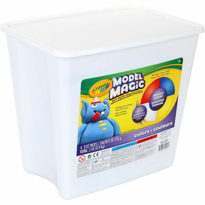 Image of Crayola 57-4415 Model Magic Modeling Material, Clay Craft, 8.50" H x 8.50" W x 5.50" Depth, Assorted, 1 Box