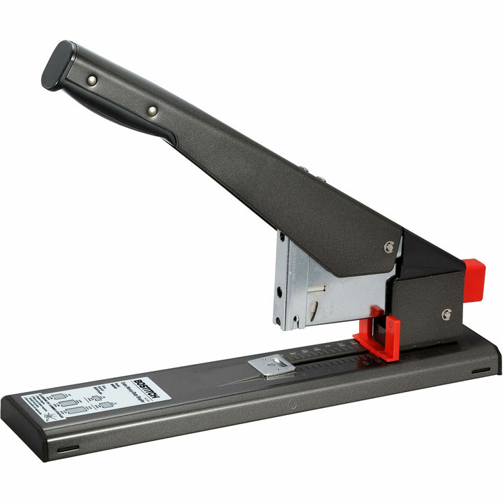 Image of Bostitch® Antimicrobial 215-Sheet Extra Heavy-Duty Stapler, 215-Sheet Capacity, Black
