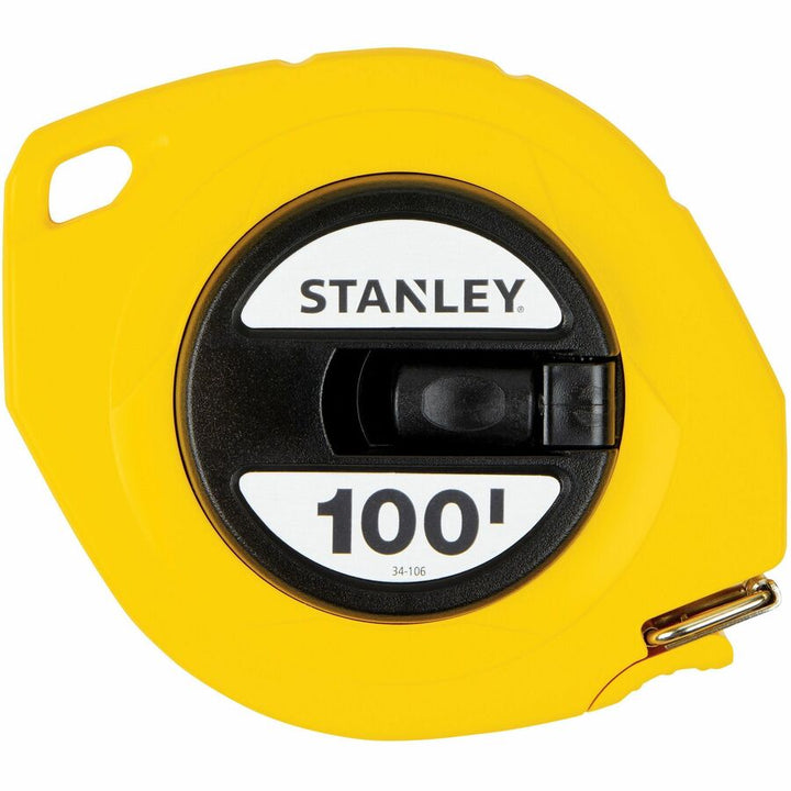Image of Stanley® Long Tape Measure, 1/8" Graduations, 100 ft, Yellow