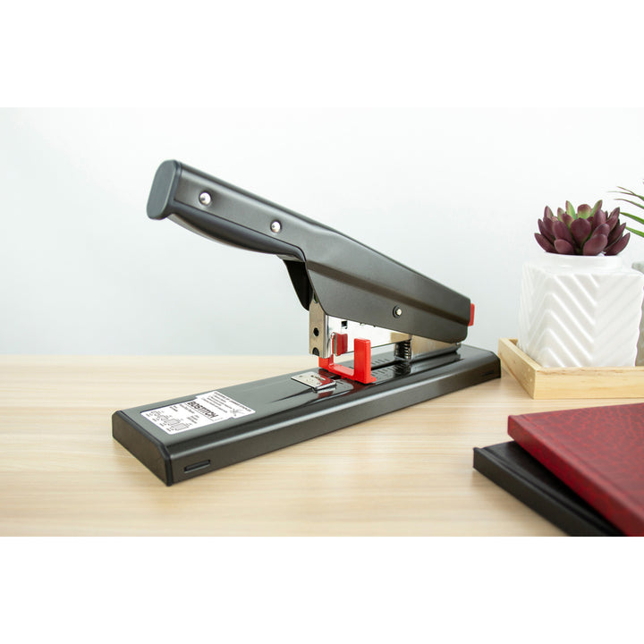 Image of Bostitch® Antimicrobial 130-Sheet Heavy-Duty Stapler, 130-Sheet Capacity, Black